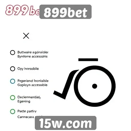 Acessibilidade e funcionalidades do site 899bet